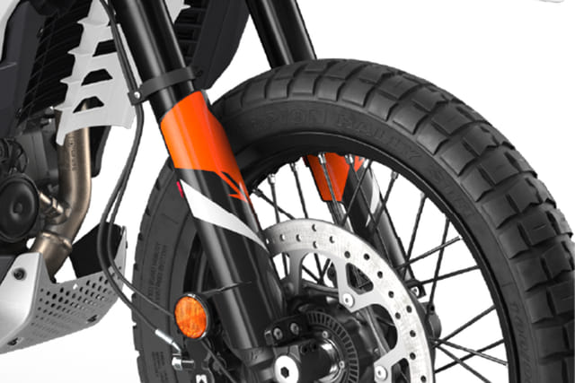 Color Orange, Black, White