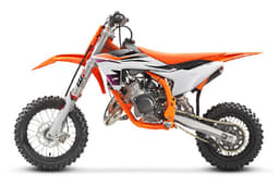 Ktm 50 Sx Color Orange, White, Black