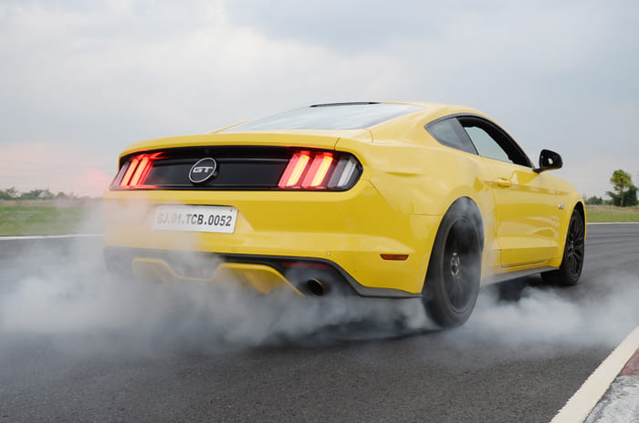 Mustang burnout