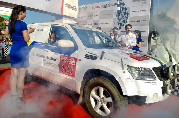 Suresh Rana, Team Maruti Suzuki, Grand Vitara Suresh Rana, Team Maruti Suzuki, Grand Vitara