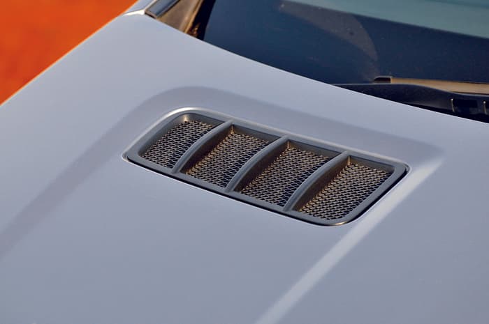 Mercedes ML 350 CDI bonnet scoop 