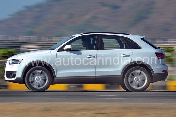 Audi Q3 S side profile Audi Q3 S side profile