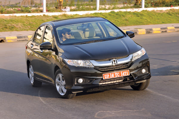 Honda City cornering 