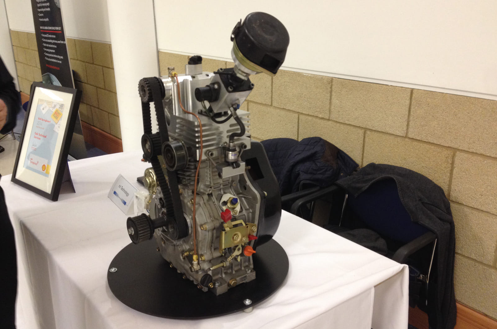 Self-supercharging engine bags innovation award in UK