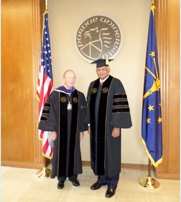 Venu Srinivasan honoured by Purdue University, USA