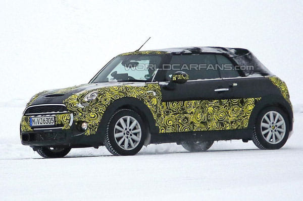 All-new Mini Convertible seen testing