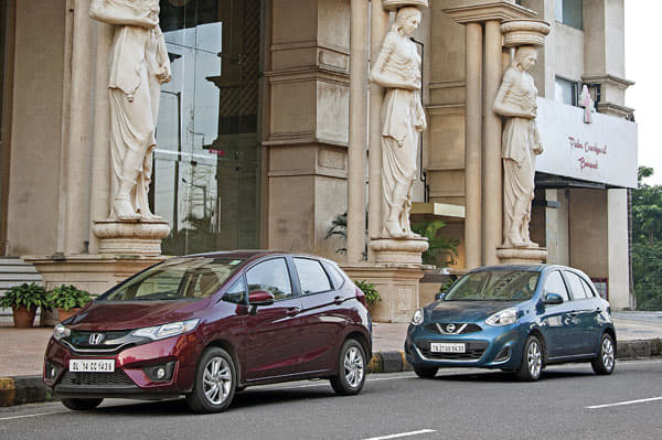 Honda Jazz CVT vs Nissan Micra CVT comparison
