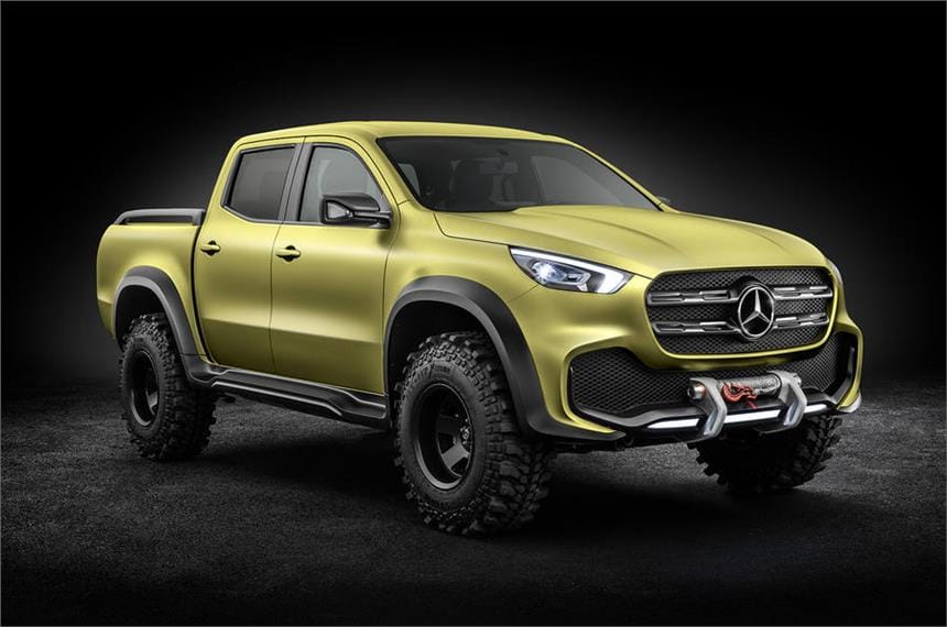 Mercedes X-class pick-up truck concept revealed
