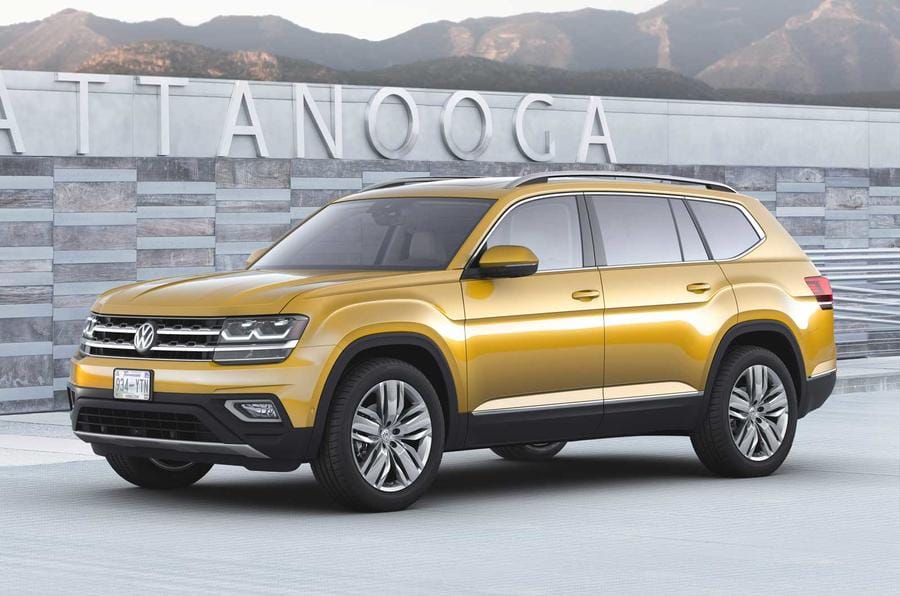 Volkswagen Atlas seven-seat SUV revealed