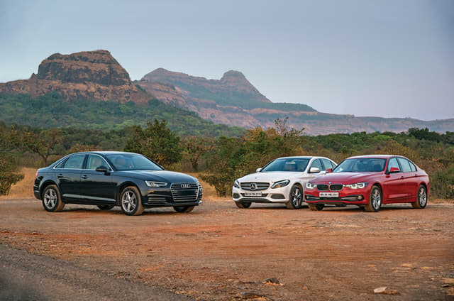 New Audi A4 35TDI vs Mercedes C250d vs BMW 320d comparison
