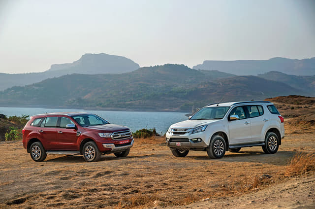 2017 Isuzu MU-X vs Ford Endeavour comparison