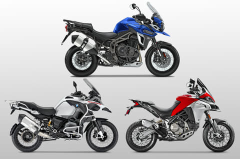 2017 Triumph Tiger 1200 Explorer XCx vs rivals: Specifications comparison