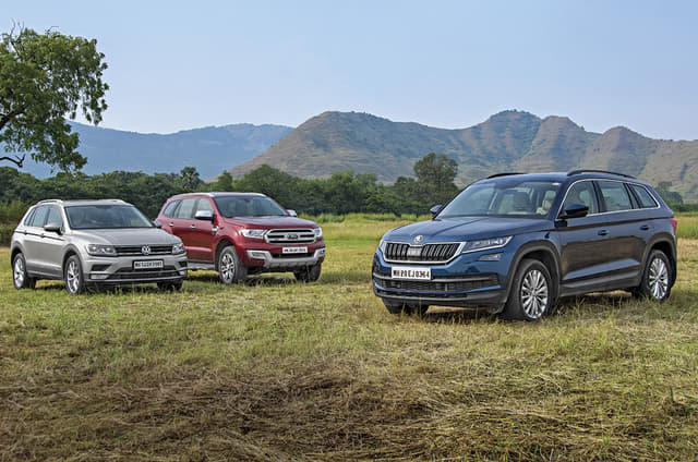 2017 Kodiaq vs Endeavour vs Tiguan comparison