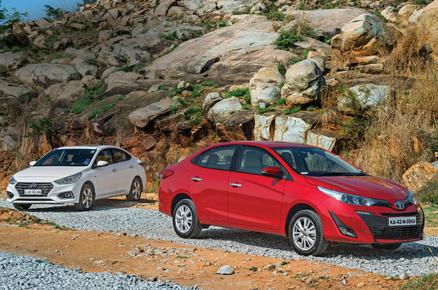 2018 Toyota Yaris AT vs Hyundai Verna AT comparison