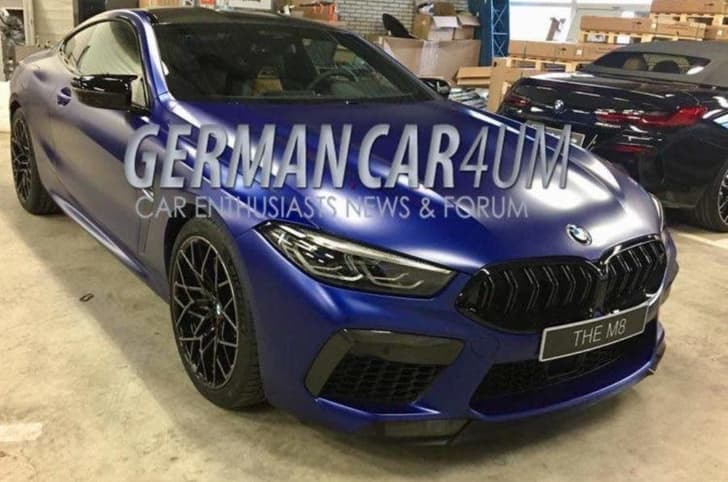 BMW M8 Competition leaked before debut