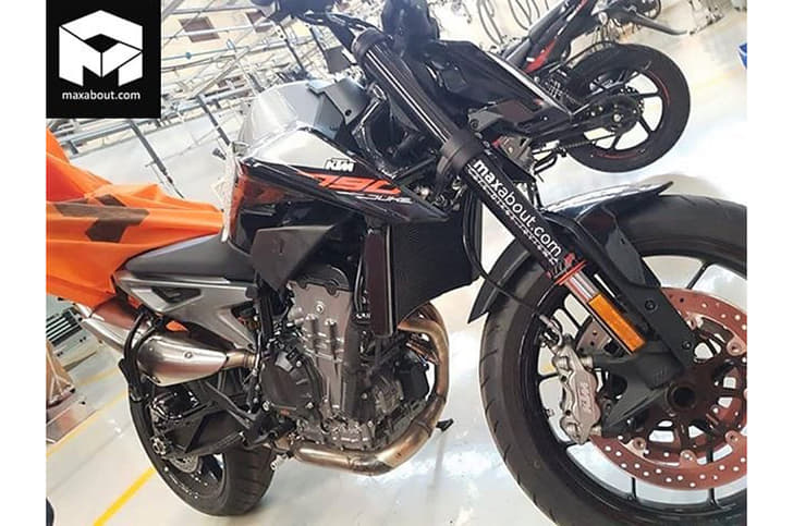 KTM 790 Duke Spotted Testing