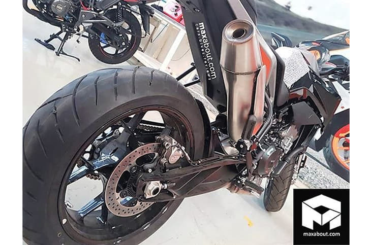KTM 790 Duke Spotted Testing