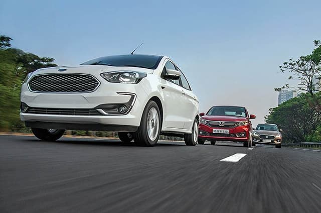 2018 Ford Aspire vs Honda Amaze vs Maruti Suzuki Dzire comparison