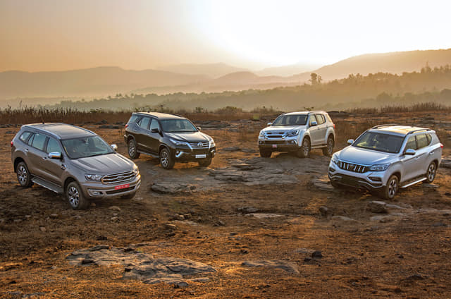 Alturas G4 vs Endeavour vs Fortuner vs MU-X comparison