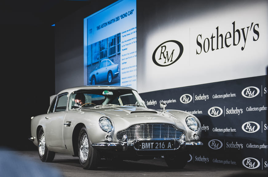 Iconic Aston Martin DB5 from James Bond Goldfinger sold for a