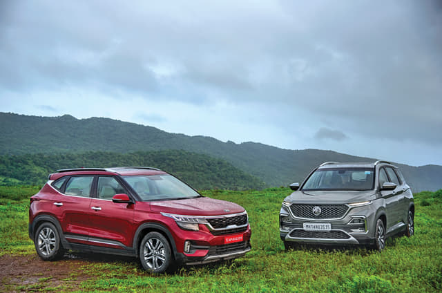 Kia Seltos vs MG Hector comparison