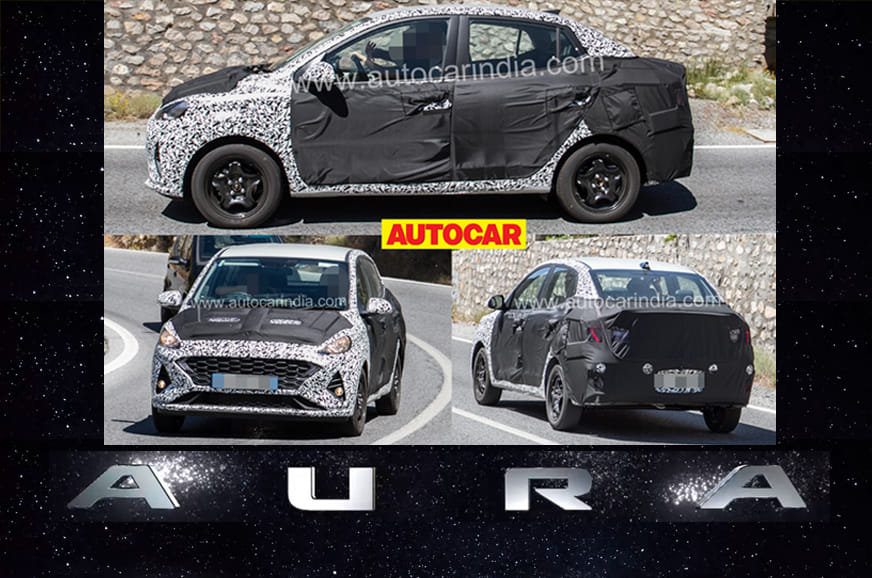 Hyundai Aura world premiere on December 19, 2019