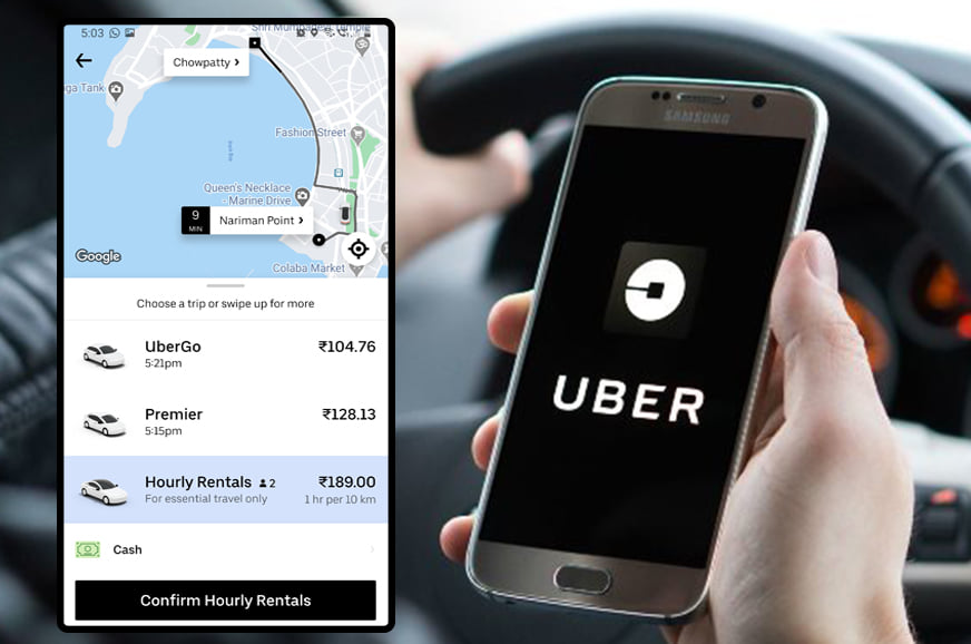 Uber Auto Inida Rent an Uber for Rs 189 an hour in India - Introduction | Autocar India