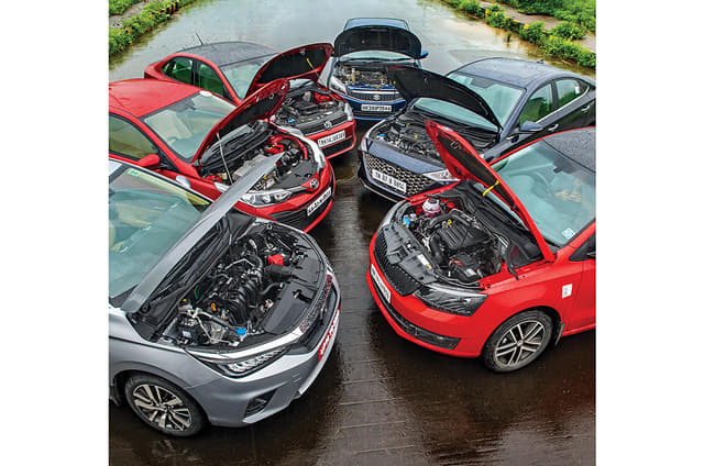 2020 City vs Verna vs Rapid vs Vento vs Ciaz vs Yaris comparison