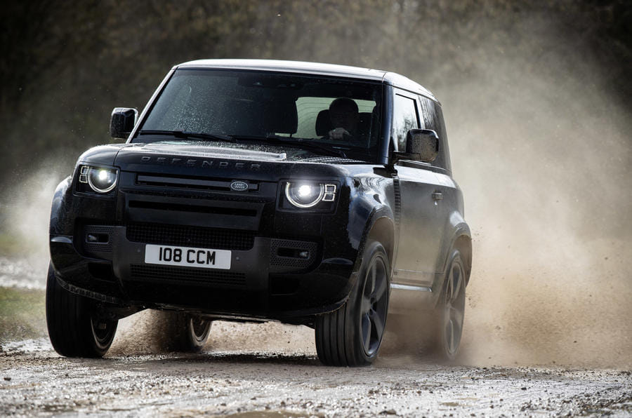 Land Rover Defender V8 revealed