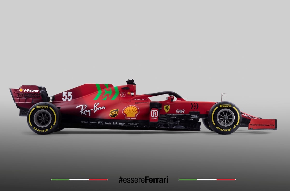 フェラーリ SF21 F1 エミリアロマーニャGP2021 N.55 サインツ Ferrari unveils 2021 F1 challenger – the SF21 - Introduction