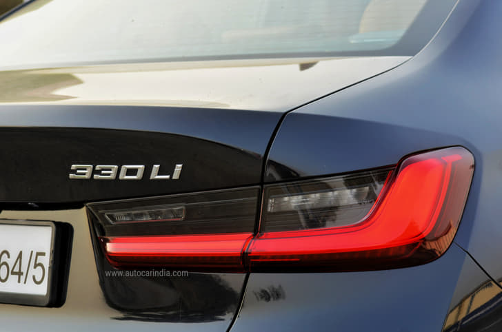 BMW 3 Series LWB tail light and 330Li badge