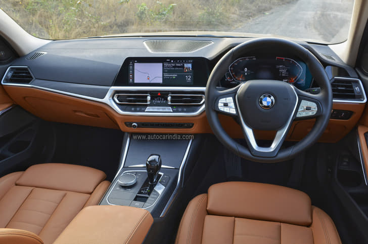 BMW 3 Series LWB interior dashboard