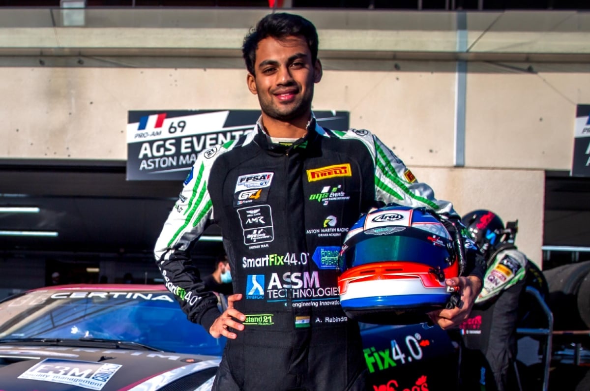 Akhil Rabindra selected for Aston Martin Racing Driver Academy for ...