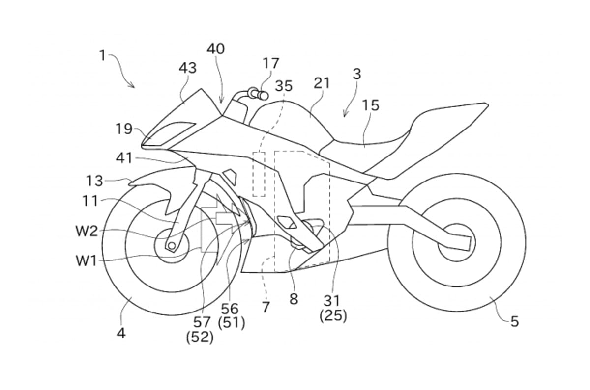 いけページ Kawasaki Ninja ZX-4R Patent Filings Emerge | BikeDekho