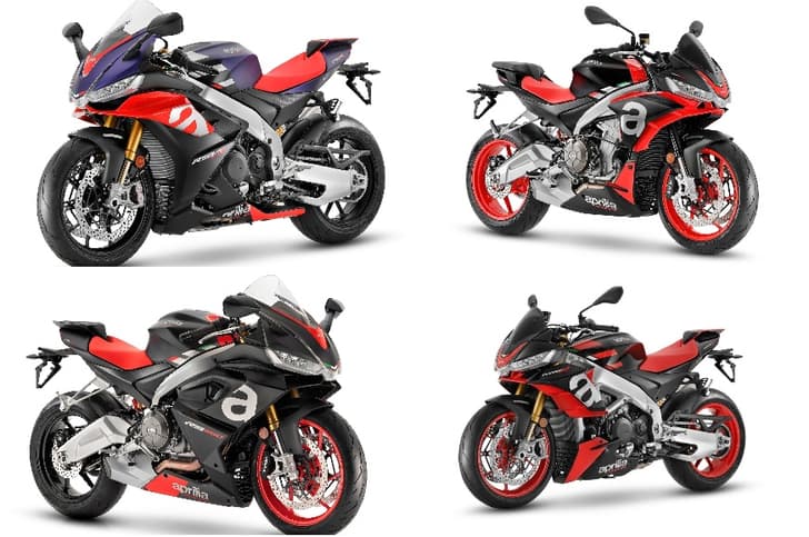Aprilia 660cc range, RSV4, Tuono V4 launched in India