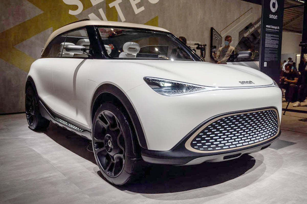 Smart EV Concept #1 EV SUV debuts at 2021 Munich auto show ...