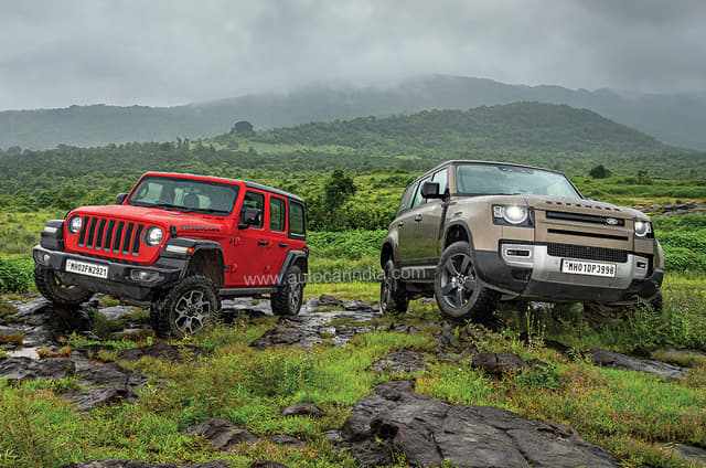 Jeep Wrangler vs Land Rover Defender comparison