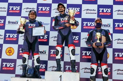 Lights Out! - 2021 TVS Young Media Racer programme Race 1 feature - Image 1