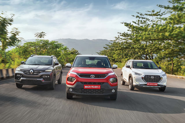 Tata Punch vs Renault Kiger vs Nissan Magnite comparison