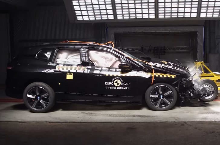 BMW iX EV SUV scores 5 stars in Euro NCAP crash test