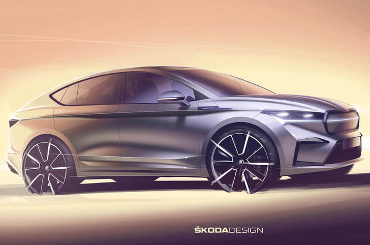 Skoda Enyaq Coupe sketch