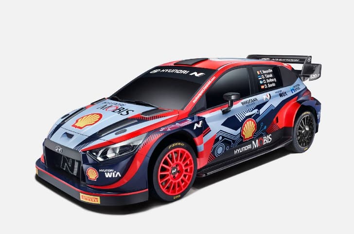 Hyundai i20 N Rally1 WRC car
