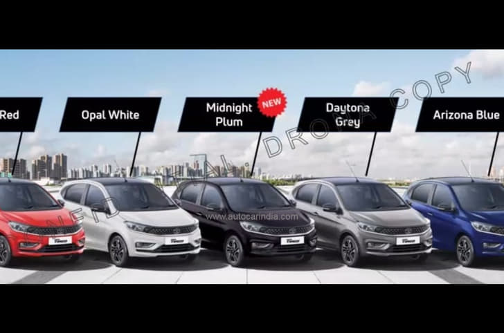 2022 Tata Tiago colours
