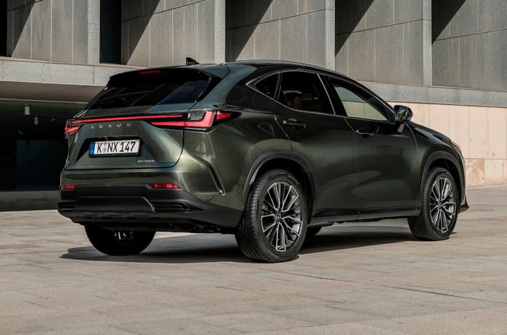 2022 Lexus NX 350h exterior rear