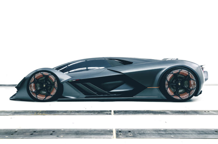 Lamborghini Terzo Millennio concept side static