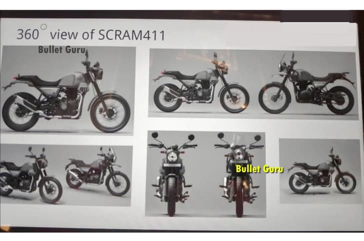 Royal Enfield Scram 411 leaked brochure