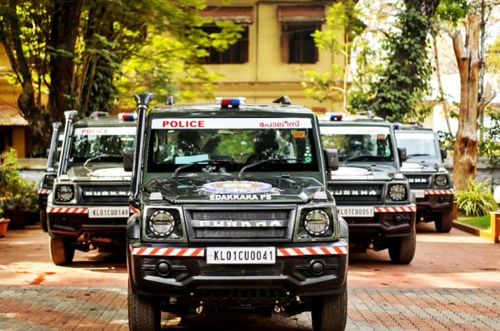 Kerala police department Force Gurkha 