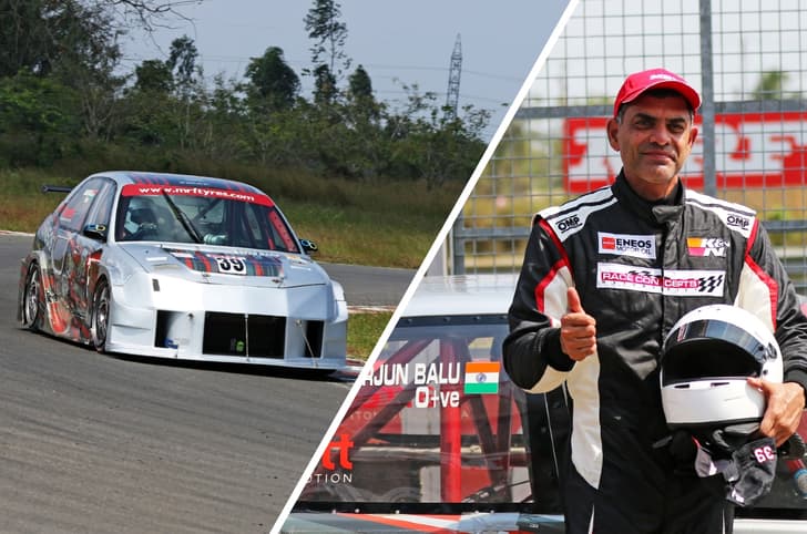 2021 Indian Touring Cars champion Arjun Balu