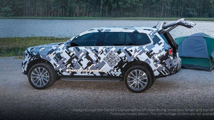 New Ford Everest exterior image