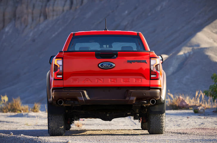 2022 Ford Ranger Raptor rear